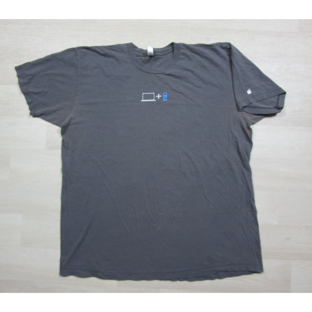 Vintage Apple Computers T Shirt (XL) Y2K Retail Promo iPod Nano College Students